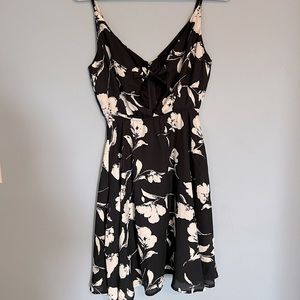 Lulus mini wedding guest dress
